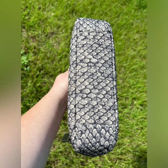 EUC Coach Snakeskin Print Bag with Additional Crossbody Strap - Picture 11 of 14